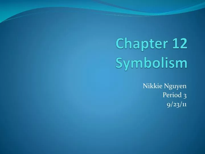 chapter 12 symbolism
