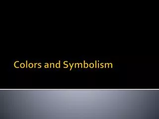 Colors and Symbolism