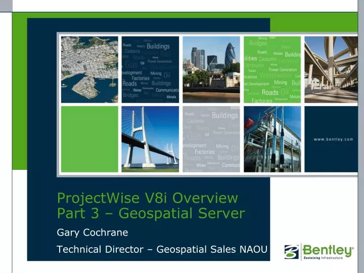projectwise v8i overview part 3 geospatial server