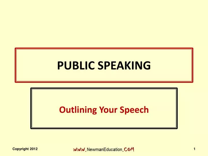 public speaking