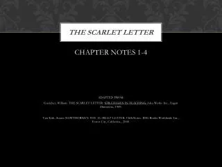 The Scarlet Letter