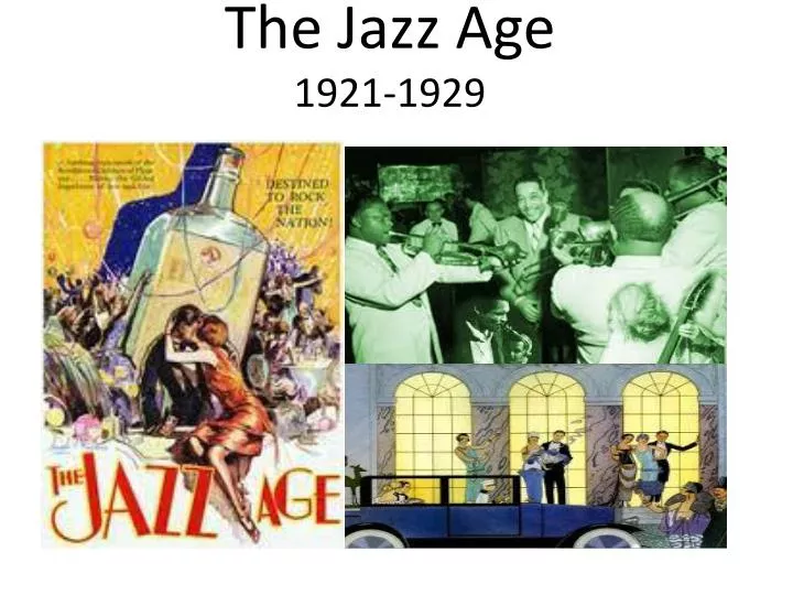 the jazz age 1921 1929