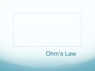 ohm s law