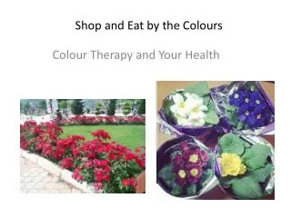 Shop and Eat by the Colours