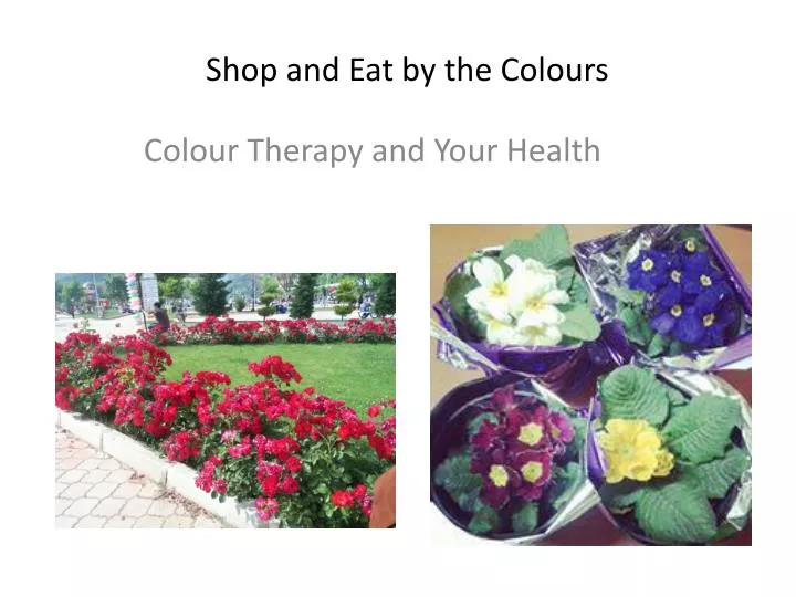 shop and eat by the colours