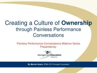 Creating a Culture of Ownership through Painless Performance Conversations