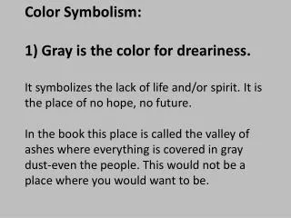 Color Symbolism