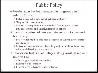 public policy