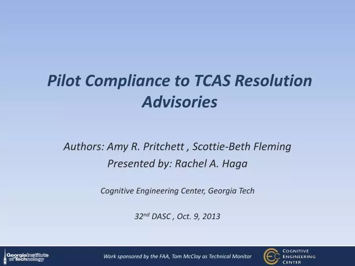 pilot compliance to tcas resolution advisories