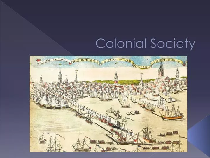 colonial society