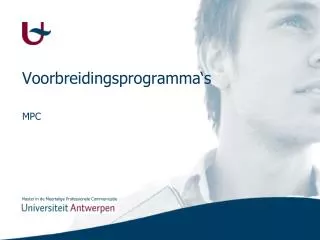 voorbreidingsprogramma s