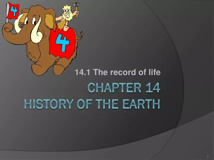 14 1 the record of life