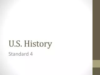 U.S. History