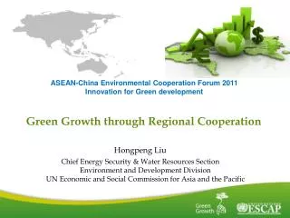 Green Growth through Regional Cooperation