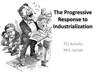the progressive response to industrialization