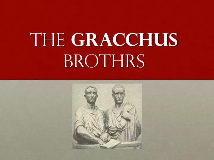 the gracchus brothrs