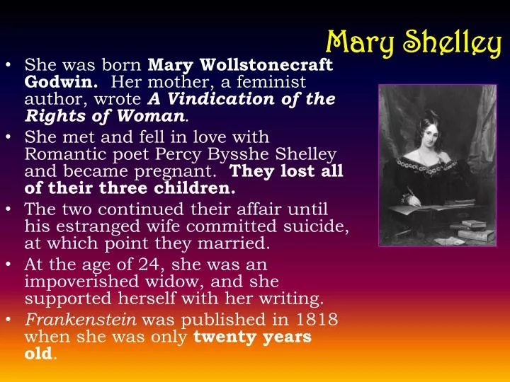 mary shelley