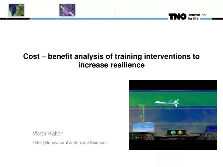 cost benefit analysis of training interventions to increase resilience