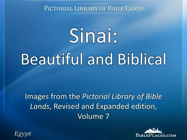 sinai beautiful and biblical