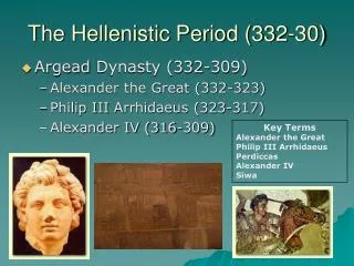 The Hellenistic Period (332-30)