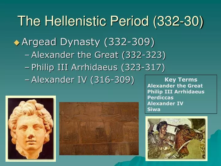 the hellenistic period 332 30