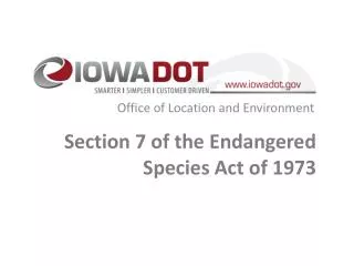 Section 7 of the Endangered Species Act of 1973