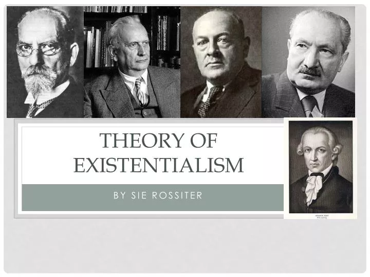 theory of existentialism