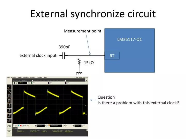 external synchronize circuit
