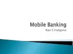 Mobile Banking - slide 1