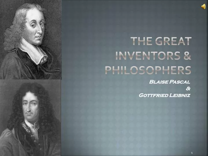 the great inventors philosophers