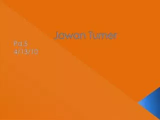 Jawan Turner