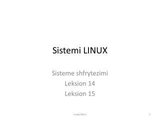 sistemi linux