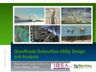 OpenRoads Subsurface Utility Design and Analysis