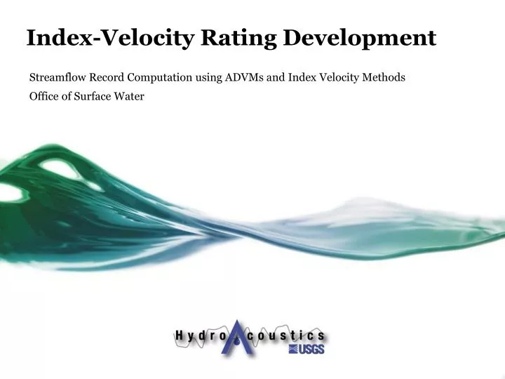 index velocity rating development