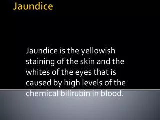 Jaundice