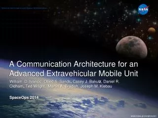 A Communication Architecture for an Advanced Extravehicular Mobile Unit