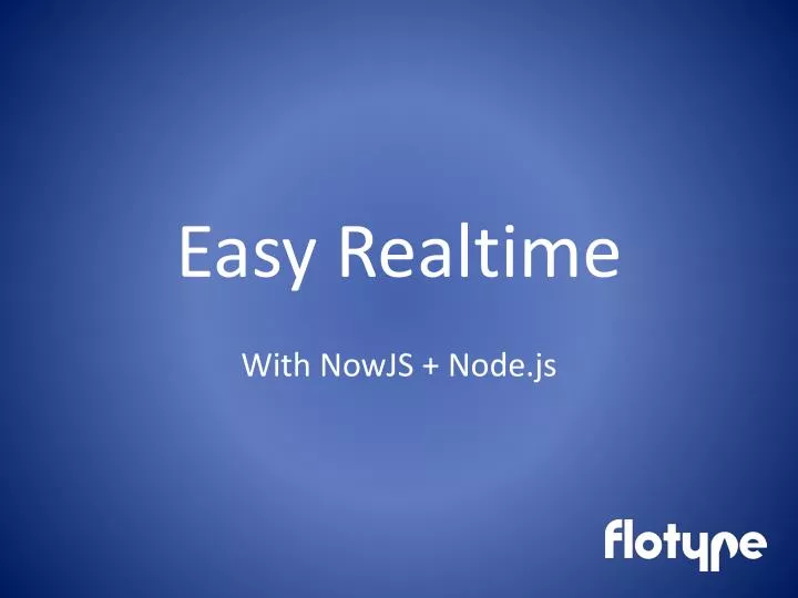 easy realtime