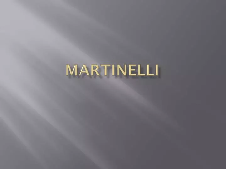 martinelli