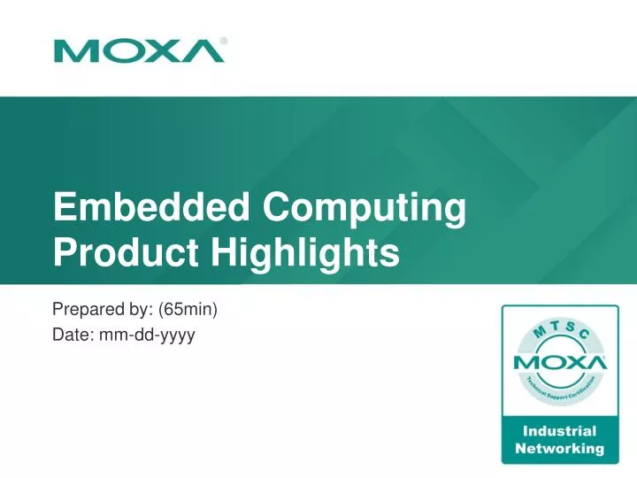 embedded computing product highlights