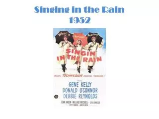 Singing in the Rain 1952