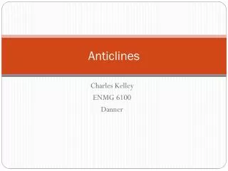 Anticlines