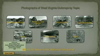 Photographs of West Virginia Outcrops by Topic