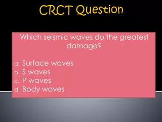 CRCT Question