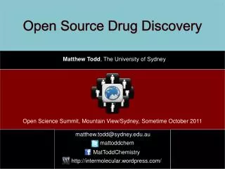 Open Source Drug Discovery