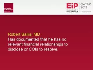 Robert Sallis, MD