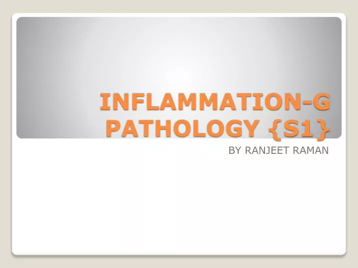 inflammation g pathology s1