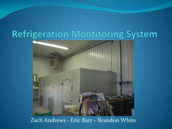 refrigeration montitoring system