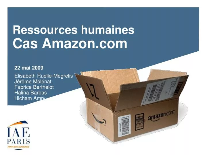 ressources humaines cas amazon com