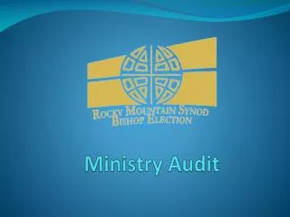 Ministry Audit