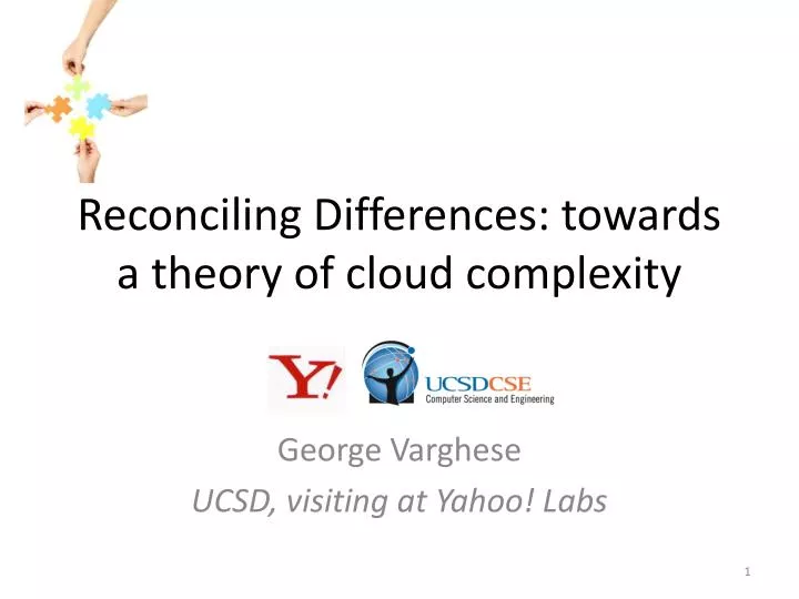 reconciling differences towards a theory of cloud complexity